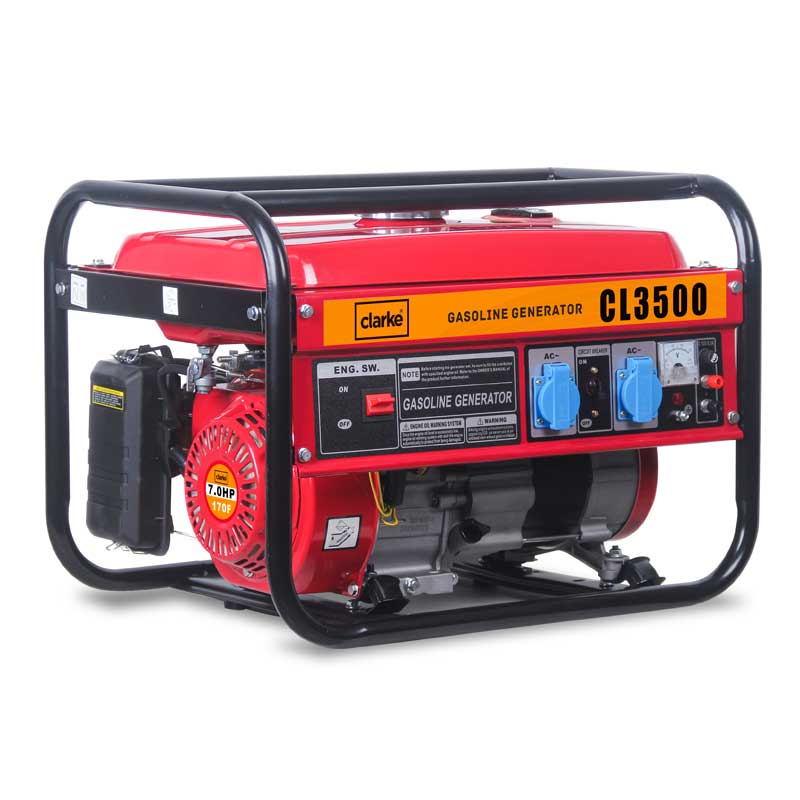 CLARKE -  GASOLINE GENERATOR 3.0KW - RECOIL START