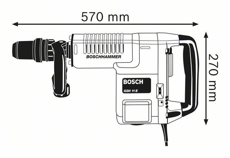 BOSCH-DEMOLOTION HAMMER 11KG 1500W