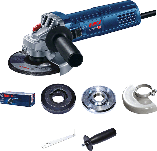 BOSCH-ANGLE GRINDER 115MM 900W WITH EXTRA CARBON PAIR