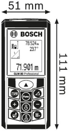 BOSCH-LASER DISTANCE METER 80METER