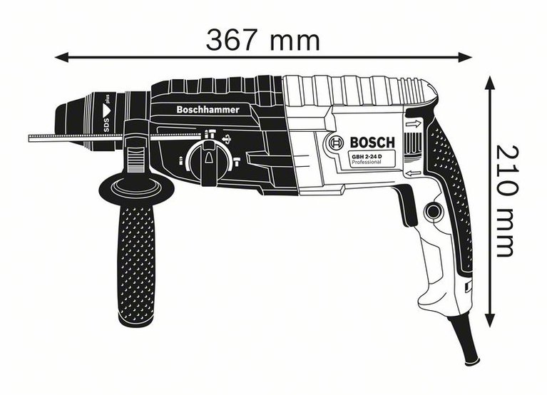 BOSCH-ROTARY HAMMER 3MODE 790W 24MM